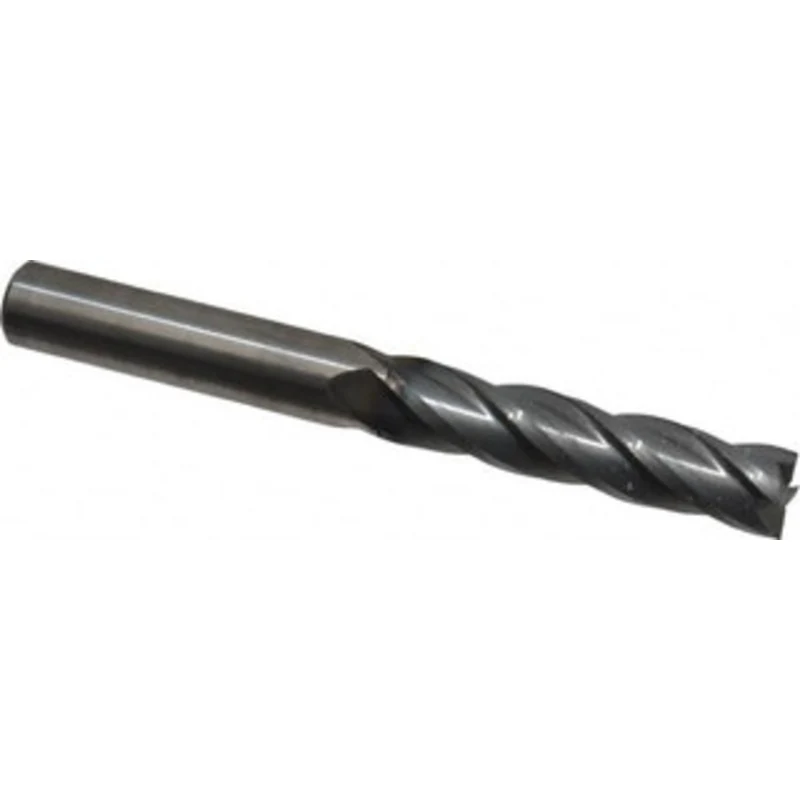 OSG 7/16, 2 LOC, 7/16 Shank Diam, 4 OAL, 4 Flute, Solid Carbide Square End Mill Single End, TiCN Finish, Spiral Flute...